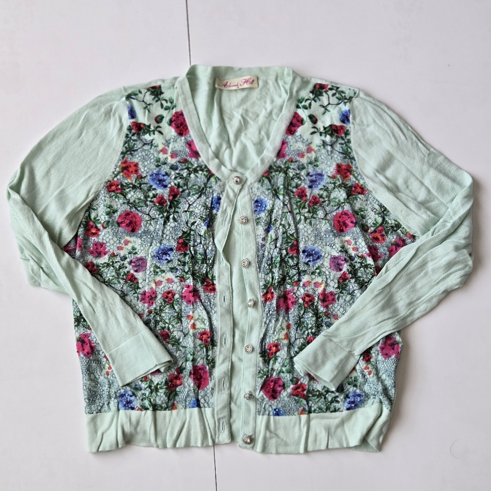 Alannah Hill Floral Button-Up Cardigan AU16